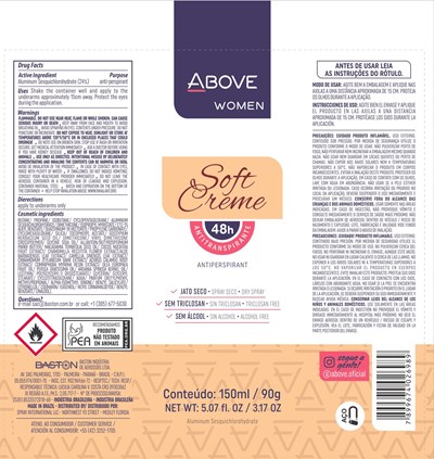 Package Label (Antiperspirant Above Soft Creme)